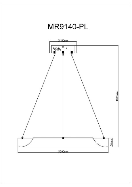 Подвесной светильник Myfar Elara MR9140-PL Подвесной светильник Myfar Elara MR9140-PL