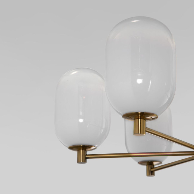 Люстра на штанге Eurosvet Loona 60161/6 латунь a065611 Люстра на штанге Eurosvet Loona 60161/6 латунь a065611