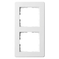 Рамка Jasmart G-Flex 2-постовая белый глянцевый поликарбонат G1102W