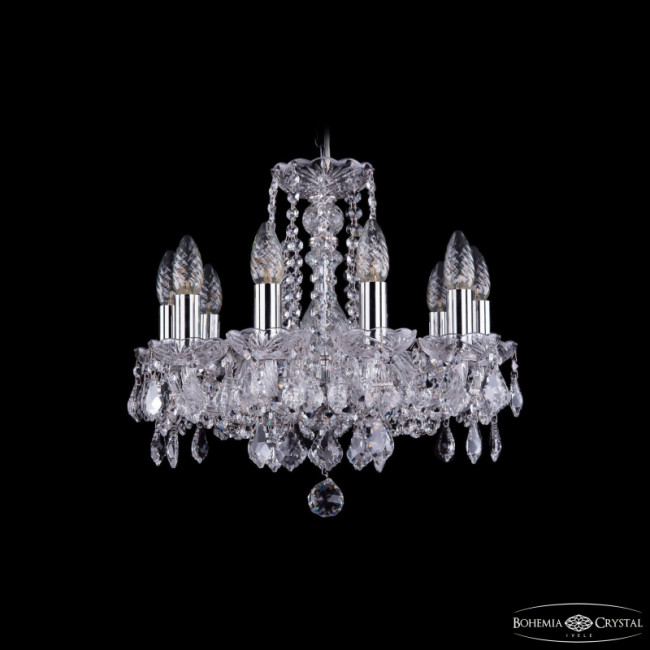Подвесная люстра Bohemia Ivele Crystal 1402/10/141 Ni Leafs
