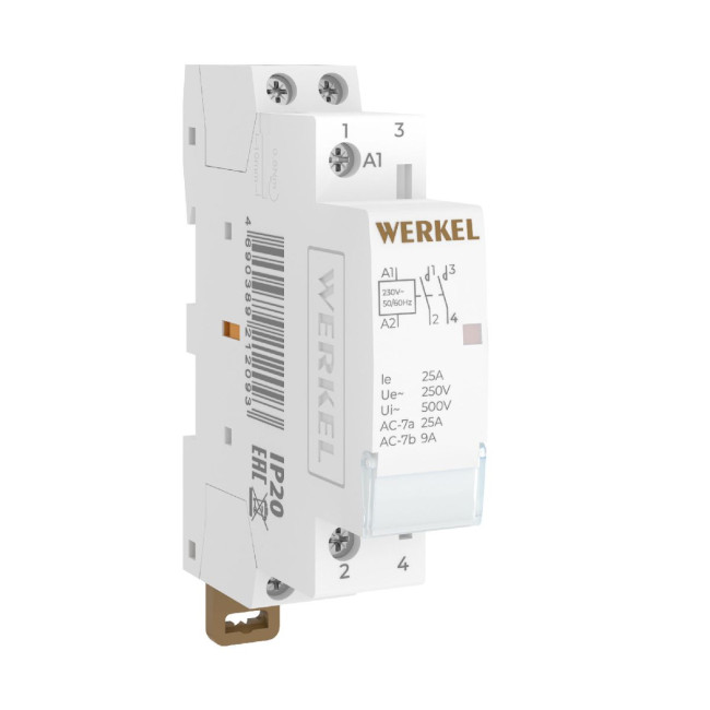 Контактор модульный Werkel W941M25O 4690389212093 a069474 Контактор модульный Werkel W941M25O 4690389212093 a069474