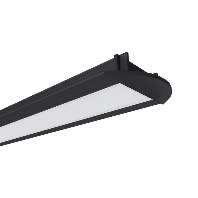 Профиль встраиваемый Apeyron ширина ленты до 10мм (рассеиватель, заглушки - 2шт) 08-02-ЧБ Профиль встраиваемый Apeyron ширина ленты до 10мм (рассеиватель, заглушки - 2шт) 08-02-ЧБ