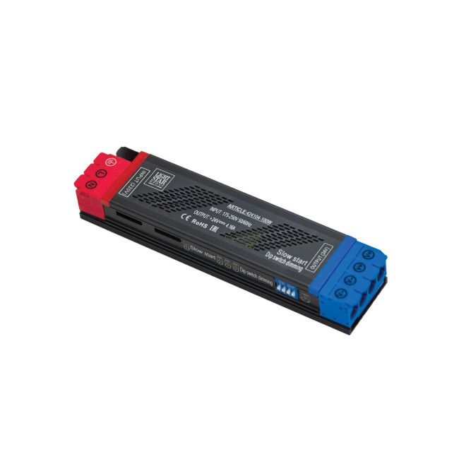 Блок питания 24V с DIP+плавный пуск 100W Lightstar 424104 Блок питания 24V с DIP+плавный пуск 100W Lightstar 424104