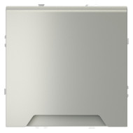 Розетка с защитными шторками и крышкой Voltum S70 VLS040305 (сталь)