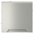 Розетка с защитными шторками и крышкой Voltum S70 VLS040305 (сталь)