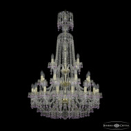 Подвесная люстра Bohemia Ivele Crystal 1410/16+8+4/300/XL-130/3d G V7010