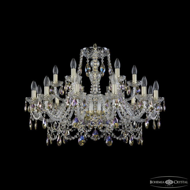 Подвесная люстра Bohemia Ivele Crystal 1411/12+6/300 G K801