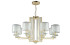 Подвесная люстра Crystal Lux Nicolas NICOLAS SP-PL8 GOLD/WHITE