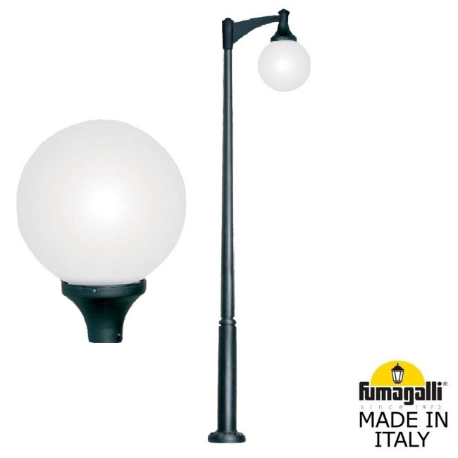 Садово-парковый светильник Fumagalli EKTOR 3000 MIDIPILAR/GLOBE 400 modern 1L G41.365.A10.AYE27
