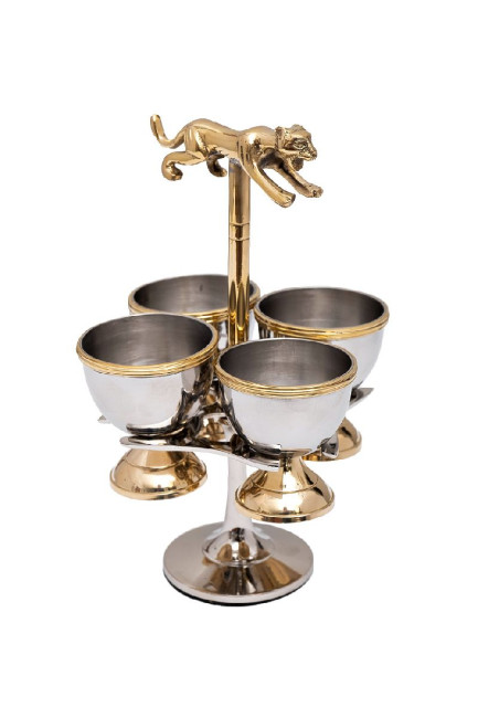 Подставка для яиц Леопард Garda Decor 95IM-16533 Подставка для яиц Леопард Garda Decor 95IM-16533