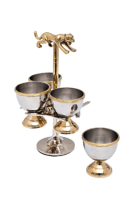 Подставка для яиц Леопард Garda Decor 95IM-16533 Подставка для яиц Леопард Garda Decor 95IM-16533
