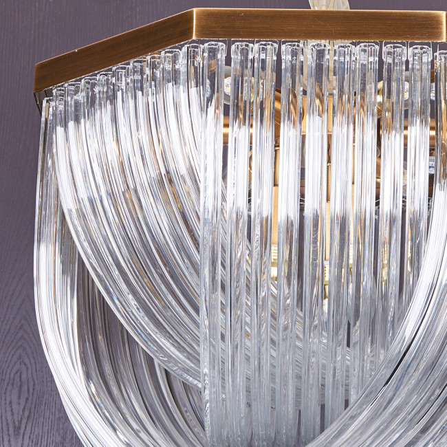 Люстра Murano L9 brass/clear Люстра Murano L9 brass/clear