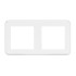 Рамка двухместная Arlight FRM-VERSA-PL-2-WH 043776