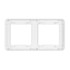 Рамка двухместная Arlight FRM-VERSA-PL-2-WH 043776