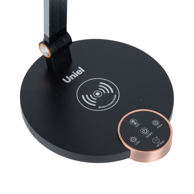 Настольная лампа Uniel ULM-D113 18W/3000-6000K/DIM BLACK UL-00011290