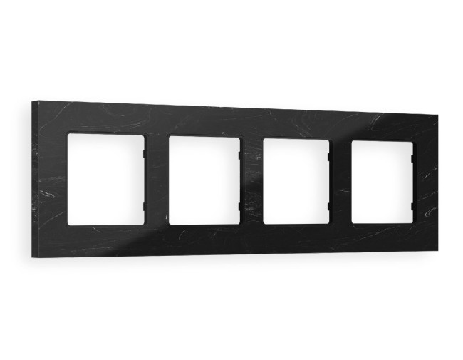 Рамка четырехместная Ambrella Volt Grand AF930704 Рамка четырехместная Ambrella Volt Grand AF930704