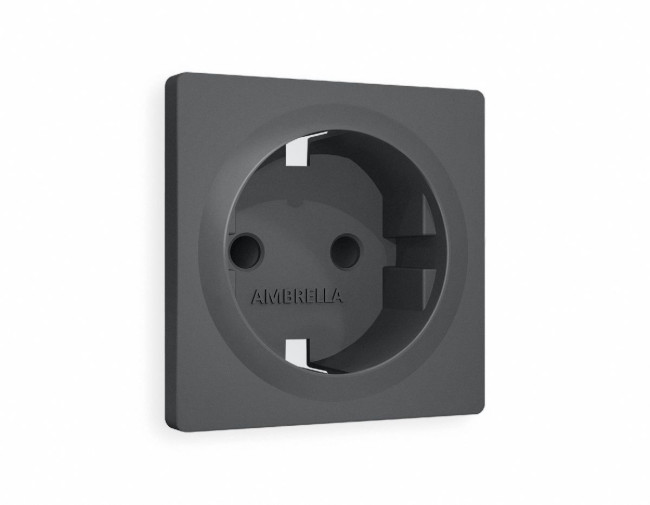 Лицевая панель для розетки с/з со шторками Ambrella Volt Alfa AP9070 Лицевая панель для розетки с/з со шторками Ambrella Volt Alfa AP9070