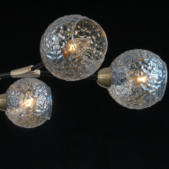 Люстра на штанге Illumico IL0253-6CSQ-79 BK AB Люстра на штанге Illumico IL0253-6CSQ-79 BK AB