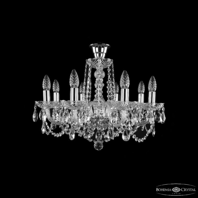 Подвесная люстра Bohemia Ivele Crystal 1402/8/195 Ni Tube Подвесная люстра Bohemia Ivele Crystal 1402/8/195 Ni Tube