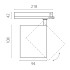 Трековый трехфазный светильник Quattro LED с управлением TRIAC Lightstar Alta Base A5436TRIAC