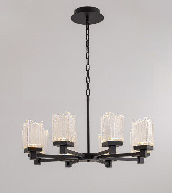 Подвесной светильник MD25020403-8A1 Matt black, LED/39.8W, 3000K dimmable