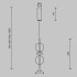 Подвесной светильник Maytoni Double Moon MOD478PL-L8B3K
