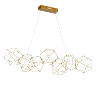 Подвесной светильник Delight Collection Lucciola MD18001068-7A matt gold Подвесной светильник Delight Collection Lucciola MD18001068-7A matt gold