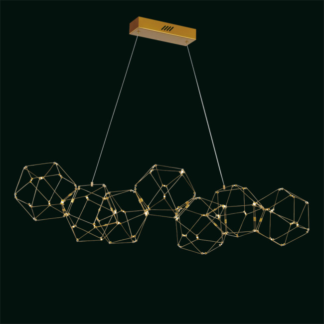 Подвесной светильник Delight Collection Lucciola MD18001068-7A matt gold Подвесной светильник Delight Collection Lucciola MD18001068-7A matt gold