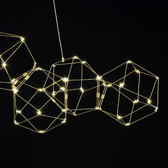 Подвесной светильник Delight Collection Lucciola MD18001068-7A matt gold Подвесной светильник Delight Collection Lucciola MD18001068-7A matt gold