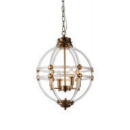 Подвесная люстра Delight Collection Impero KM0766P-4 brass Подвесная люстра Delight Collection Impero KM0766P-4 brass