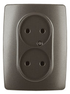 Розетка 2x2P Эра 12-2107-13 Б0031245
