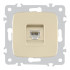 Розетка RJ45 Arte Milano 205.45-1.shampan Розетка RJ45 Arte Milano 205.45-1.shampan