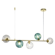 Подвесная люстра Indigo Selva 11032/5PL Gold V000297 Подвесная люстра Indigo Selva 11032/5PL Gold V000297