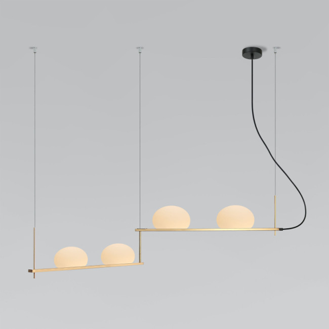 Подвесной светильник Eurosvet Stair 70145/4 латунь a061376 Подвесной светильник Eurosvet Stair 70145/4 латунь a061376