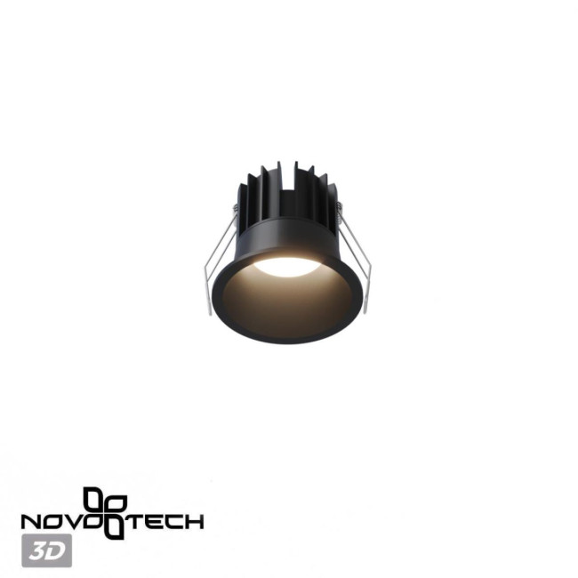 Встраиваемый светильник с переключателем цв. температуры Novotech Wir Brillo 359870