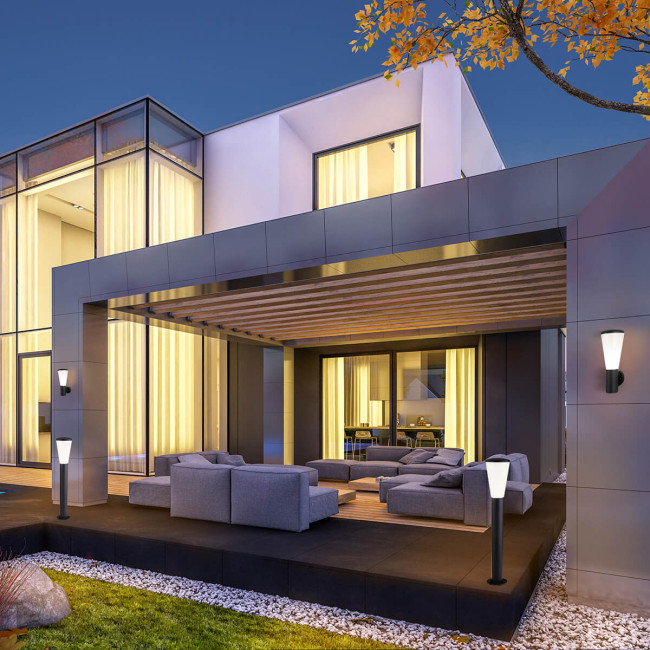 Садовый светильник Elektrostandard 1417 TECHNO чёрный Садовый светильник Elektrostandard 1417 TECHNO чёрный