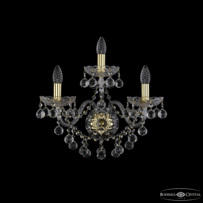 Бра Bohemia Ivele Crystal 1409B/2+1/195/XL G Бра Bohemia Ivele Crystal 1409B/2+1/195/XL G
