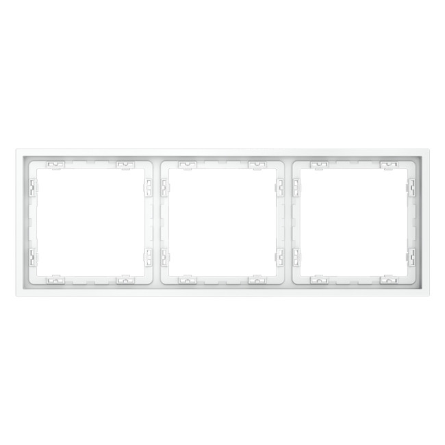 Рамка на 3 поста Voltum S70 VLS100302 (белый матовый) Рамка на 3 поста Voltum S70 VLS100302 (белый матовый)