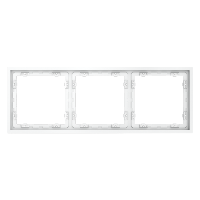 Рамка на 3 поста Voltum S70 VLS100302 (белый матовый) Рамка на 3 поста Voltum S70 VLS100302 (белый матовый)