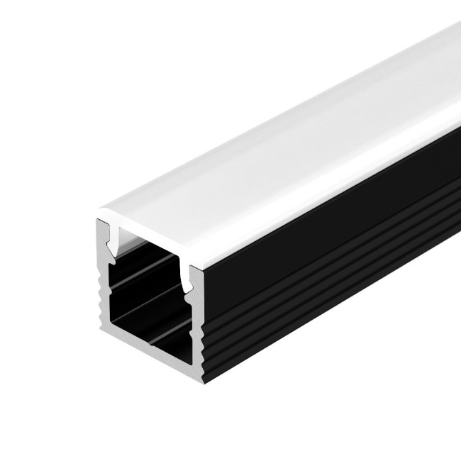 Алюминиевый профиль Arlight SL-MINI-10-2000 BLACK 049018 Алюминиевый профиль Arlight SL-MINI-10-2000 BLACK 049018