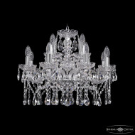Подвесная люстра Bohemia Ivele Crystal 1413/8+4/200 Ni