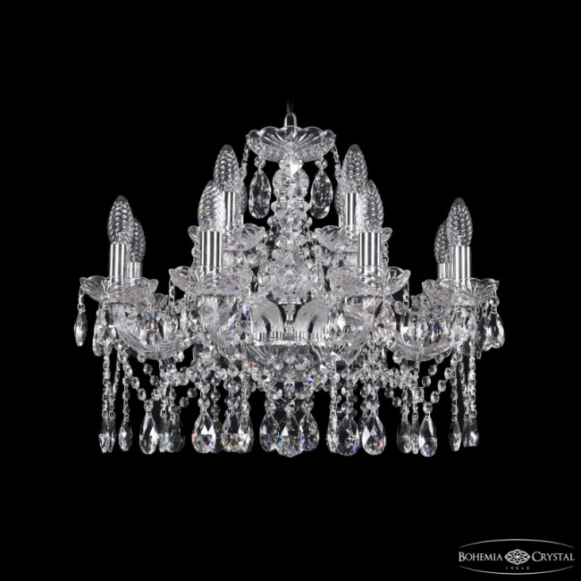 Подвесная люстра Bohemia Ivele Crystal 1413/8+4/200 Ni