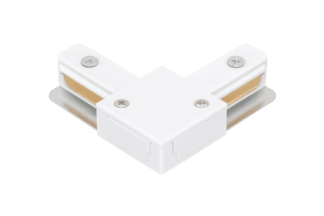L-коннектор для однофазного трека DesignLed CN2-WH-L 003724 L-коннектор для однофазного трека DesignLed CN2-WH-L 003724