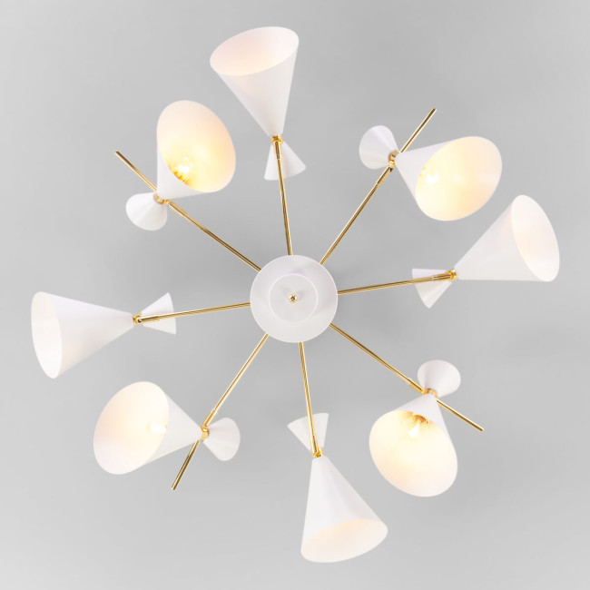 Люстра на штанге Eurosvet 70114/8 белый Smart a047643 Люстра на штанге Eurosvet 70114/8 белый Smart a047643