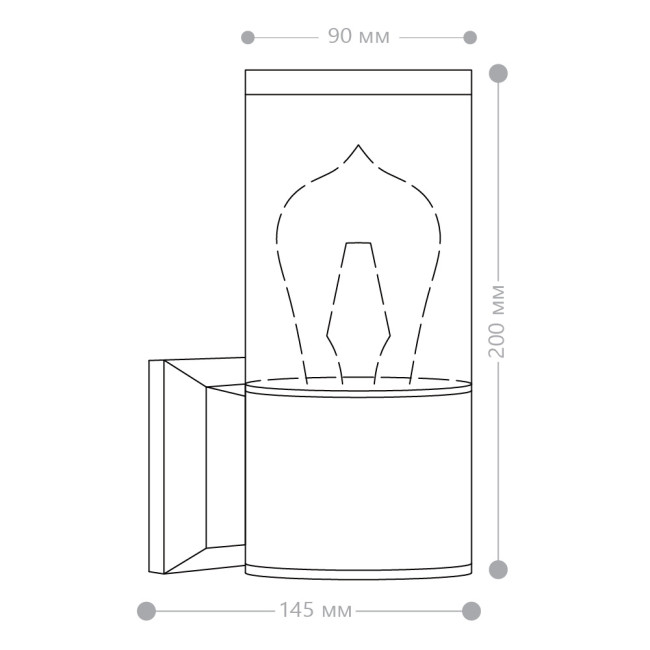 Уличный настенный светильник Feron Бостон DH1301 51330 Уличный настенный светильник Feron Бостон DH1301 51330
