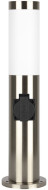 Ландшафтный светильник ЭРА Беллона GBF-103-1-SL-0450 230В Е27 IP54 серебро с розеткой Б0071045