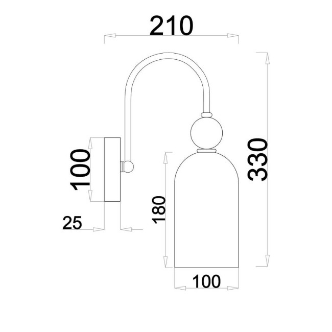 Бра Escada ODE 686/1A Copper Бра Escada ODE 686/1A Copper