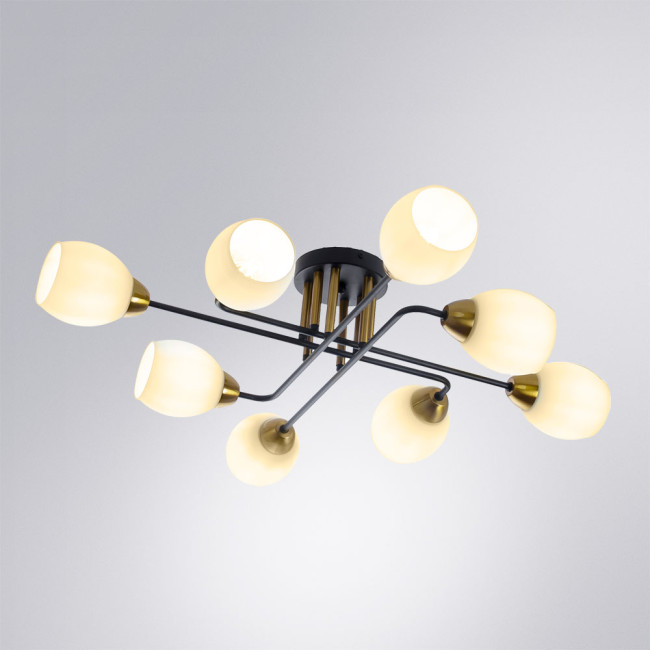 Потолочная люстра Arte Lamp Andrea A8141PL-8BK Потолочная люстра Arte Lamp Andrea A8141PL-8BK