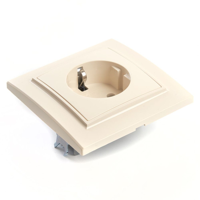 Розетка 1-местная Stekker PST16-9010-02 с защитной шторкой 39236 Розетка 1-местная Stekker PST16-9010-02 с защитной шторкой 39236