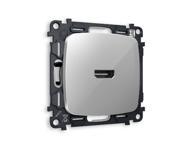 Комплект механизма розетки HDMI 2.0 40V/500mA 2.0GHz 5-18Gbit/s Ambrella Volt Omega MO414010 Комплект механизма розетки HDMI 2.0 40V/500mA 2.0GHz 5-18Gbit/s Ambrella Volt Omega MO414010